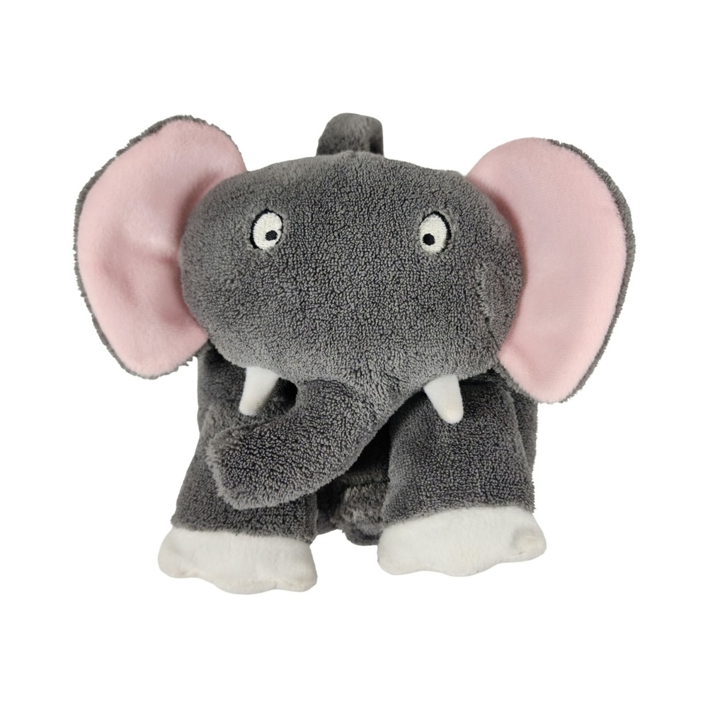 Barron's Educational Series Plush Elephant Soft Cloth Book Grey Jungle Animals
